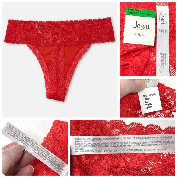Calvin Klein, b.tempt’d, Jenni NWT 5 Pack Bundle Panties Thong Lace SZ L Multi - Picture 10 of 14